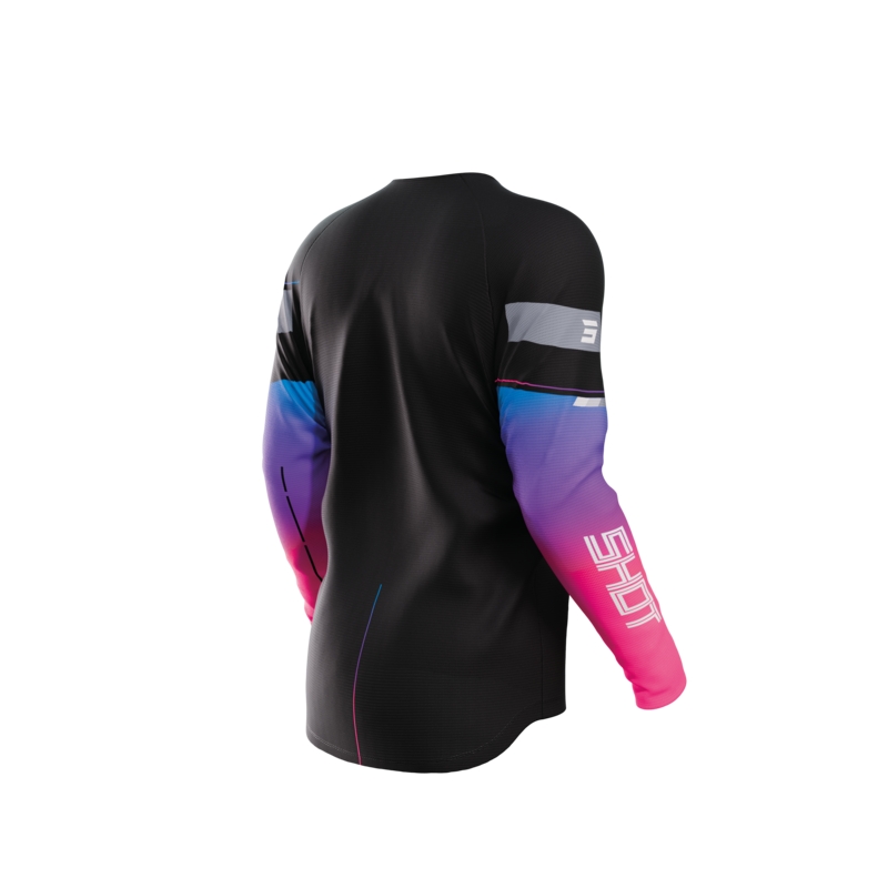 Maillot motocross infantil Shot Indy negro liquidación