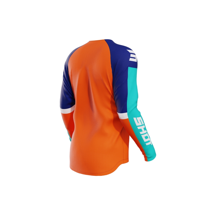 Maillot motocross infantil Shot Iron naranja liquidación
