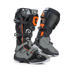Botas de moto Eleveit X-Legend gris-naranja