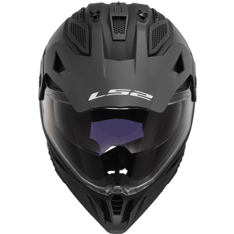 Casco de moto enduro LS2 MX702 PIONEER II negro mate