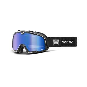 Gafas de motocross 100% BARSTOW Vahna negras (plexi azul)