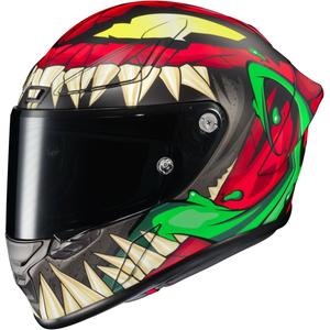 Casco integral de moto HJC RPHA 1 Toxin Marvel MC1SF rojo-gris-verde liquidación