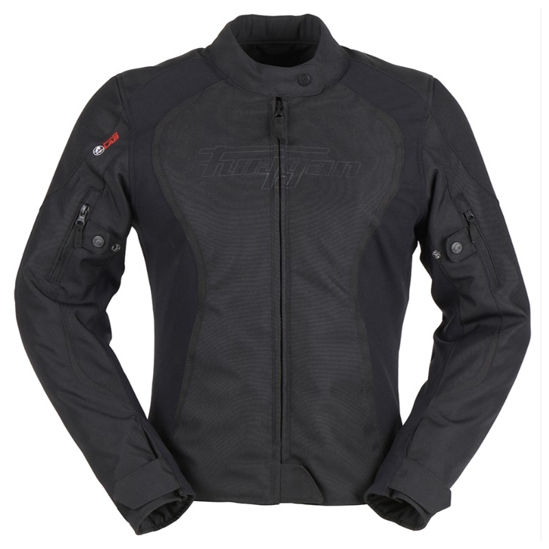 Chaqueta de moto Furygan Odessa Mujer Negro