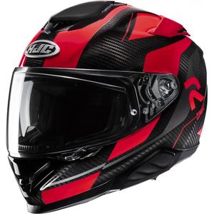 Casco Integral de Moto HJC RPHA 71 Carbon Hamil MC1 Negro-Rojo