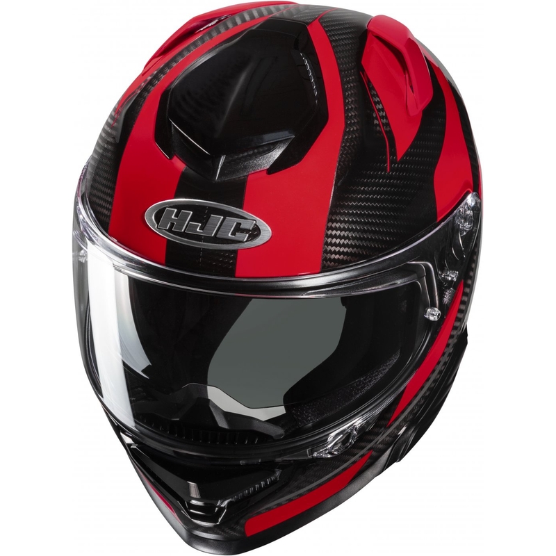 Casco Integral de Moto HJC RPHA 71 Carbon Hamil MC1 Negro-Rojo