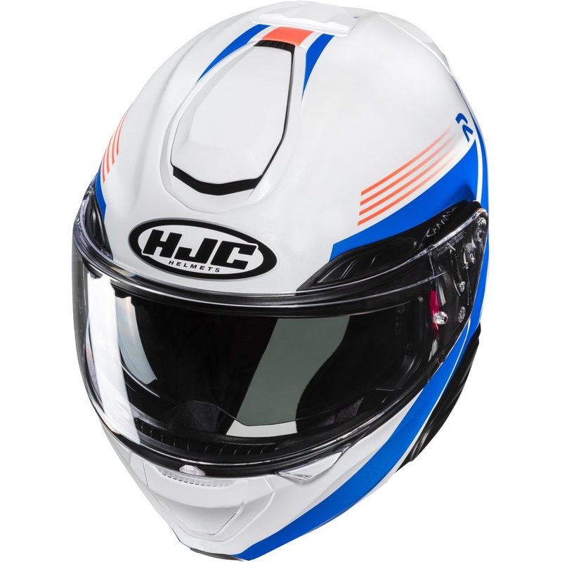 HJC RPHA 91 Abbes MC27 Casco Moto Modular Blanco Azul Online liquidación