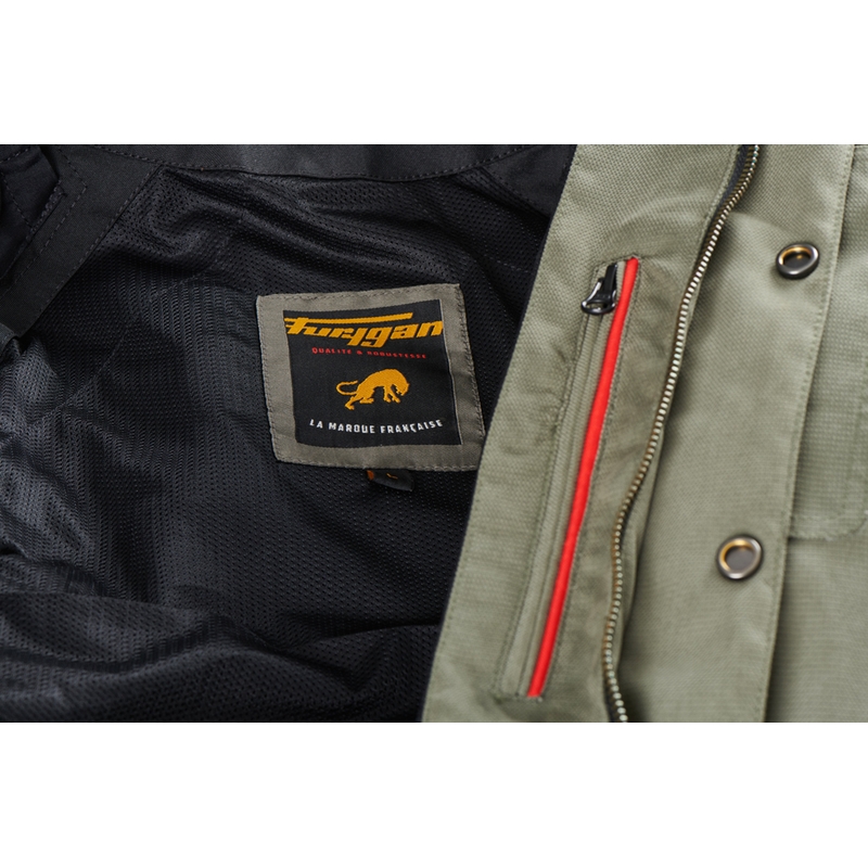 Camiseta de moto Furygan Marlon X Kevlar verde