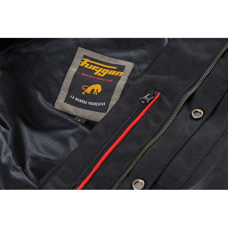 Camisa de moto Furygan Marlon X Kevlar negra