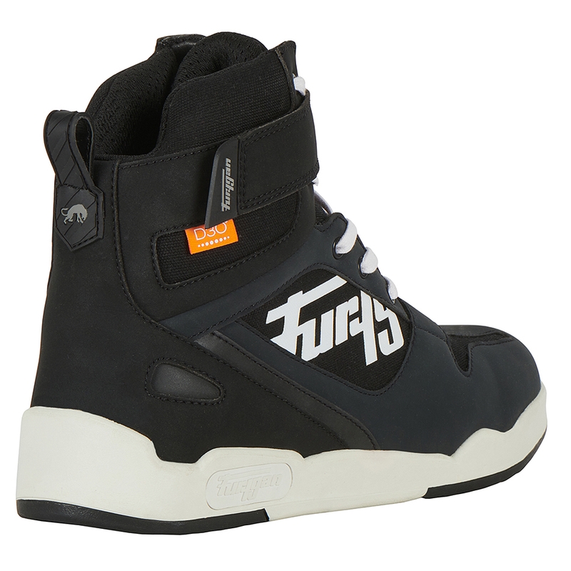 Botas de moto Furygan Get Down Negras y Blancas
