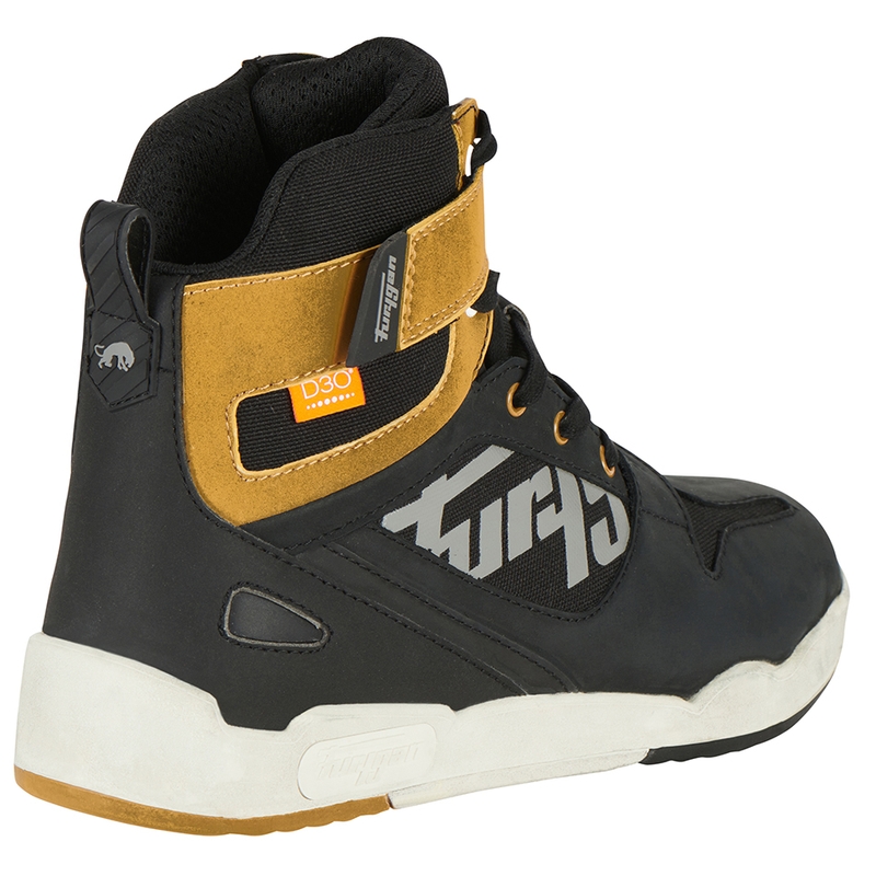Botas de moto Furygan Get Down negras y marrones