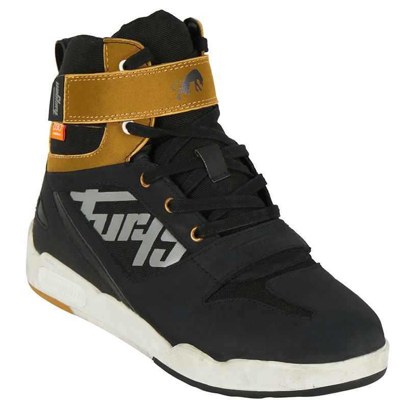 Botas de moto Furygan Get Down negras y marrones