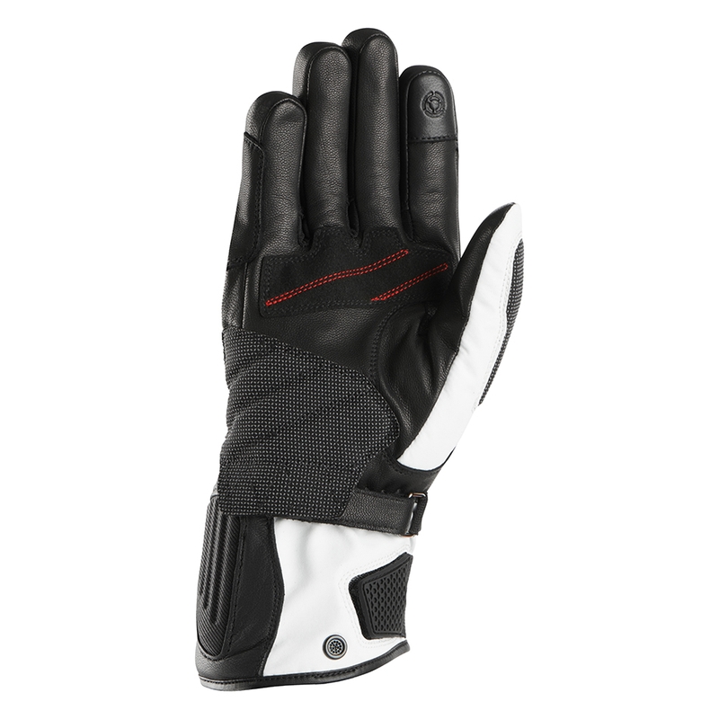 Guantes de moto Furygan Nomad en blanco y negro