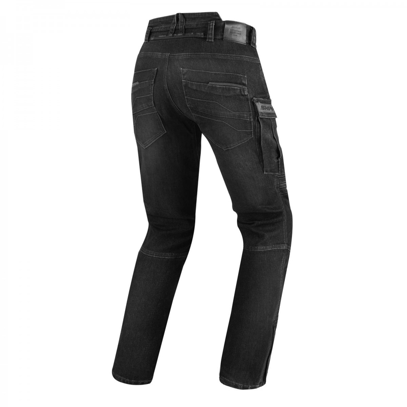 Vaqueros de moto Shima GIRO 2.0 URBAN negro lavado liquidación