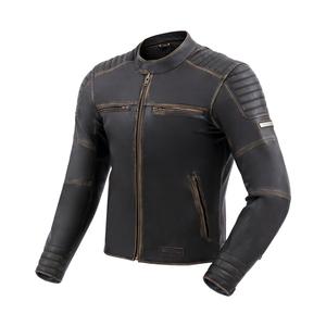 Rebelhorn Hunter II Chaqueta de moto de cuero marrón