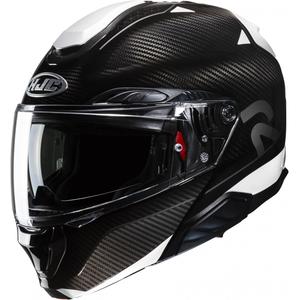 Casco de moto abatible HJC RPHA 91 CARBON Noela MC5 negro-blanco