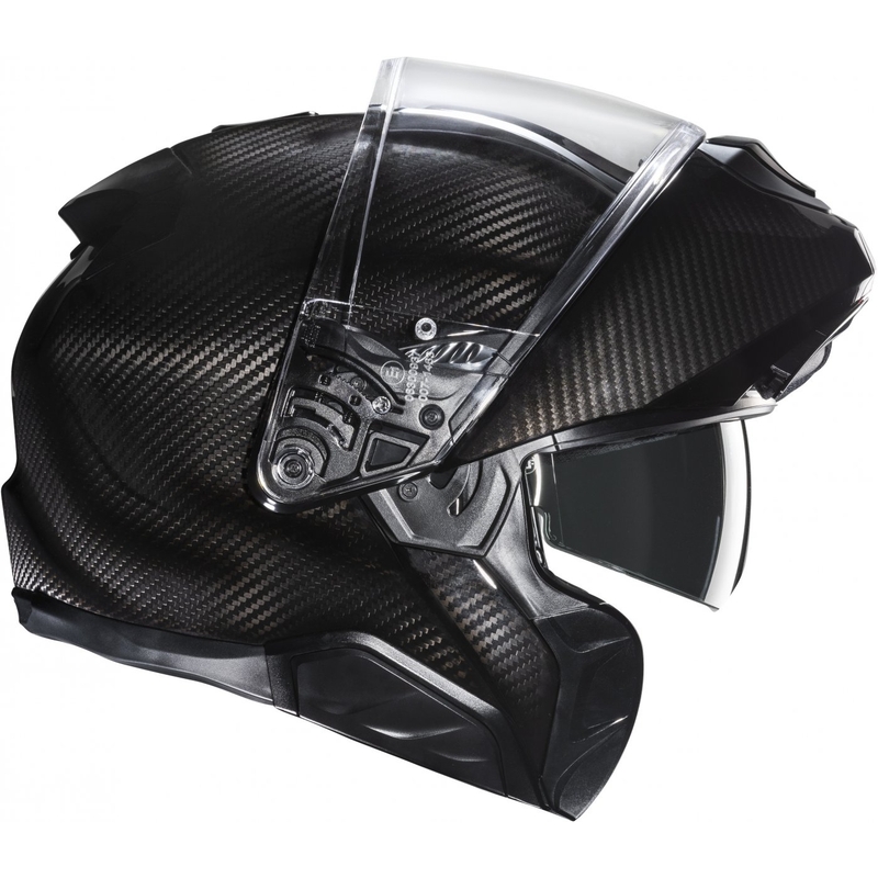 Casco de moto abatible HJC RPHA 91 CARBON negro