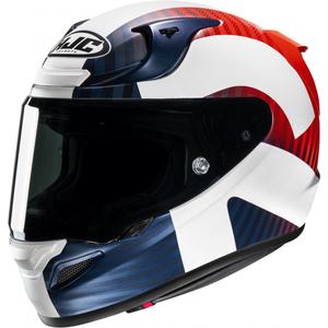 Casco integral de moto HJC RPHA 12 Ottin MC21SF blanco-azul-rojo