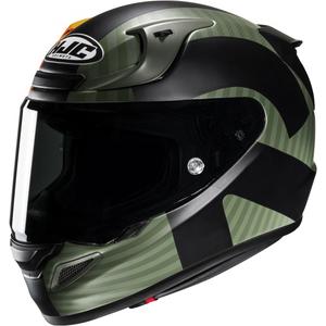 Casco integral de moto HJC RPHA 12 Ottin MC47SF negro-naranja-verde