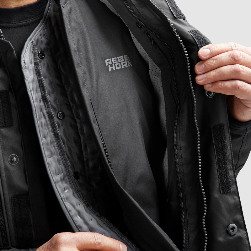 Chaqueta de moto Rebelhorn Cubby V negra