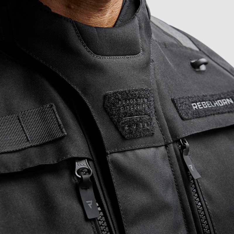 Chaqueta de moto Rebelhorn Cubby V negra