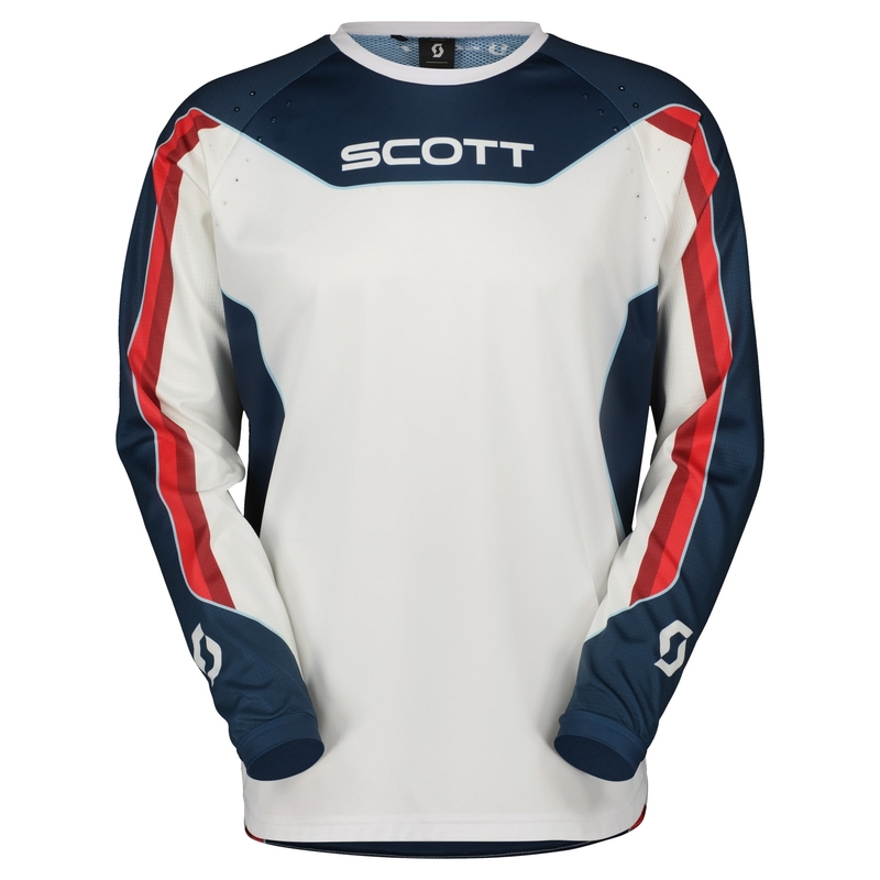 Maillot motocross Scott EVO DIRT rojo y blanco