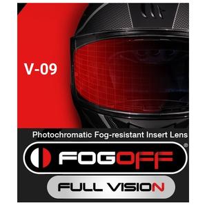 Lámina antivaho FOGOFF para MT-V-09 plexi