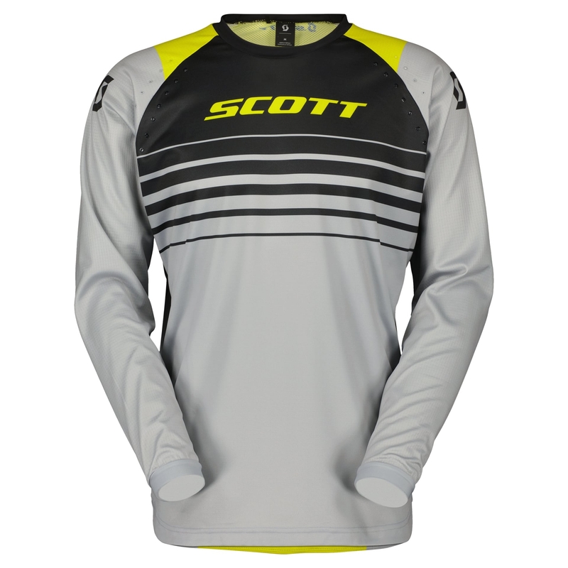 Maillot motocross Scott EVO SWAP gris-amarillo
