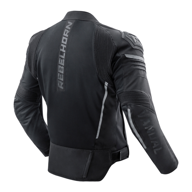 Chaqueta de moto Rebelhorn Vandal Mesh Negra
