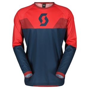 Maillot motocross Scott EVO TRACK azul-rojo neón