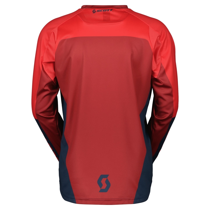 Maillot motocross Scott EVO TRACK azul-rojo neón