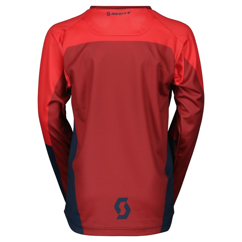 Maillot motocross niño Scott EVO TRACK azul-rojo neón