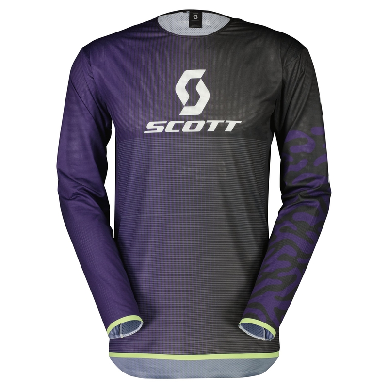 Maillot motocross Scott PODIUM PRO morado y menta