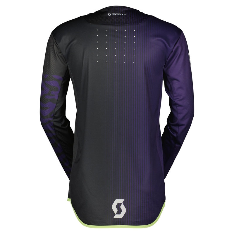 Maillot motocross Scott PODIUM PRO morado y menta