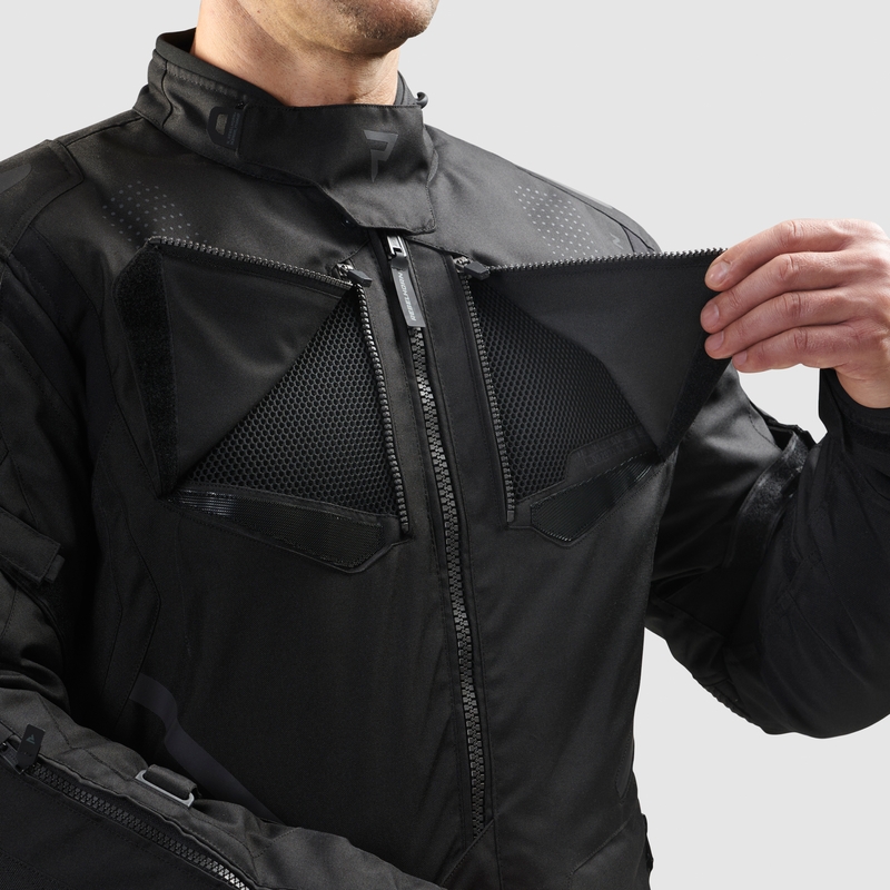 Chaqueta de moto Rebelhorn Hiker IV negra