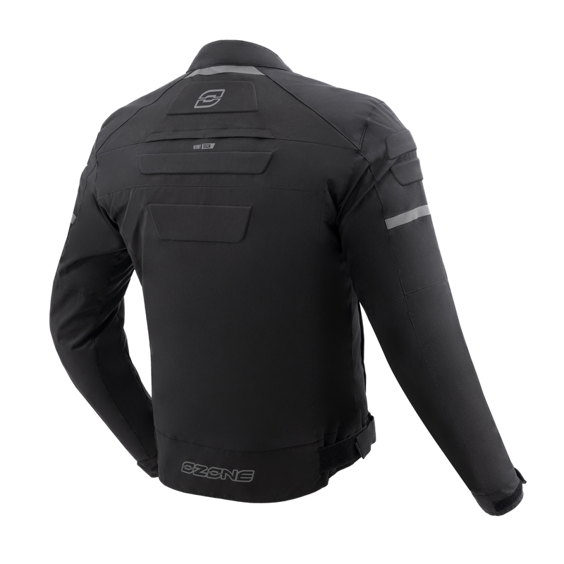 Chaqueta de moto Ozone Rider negra