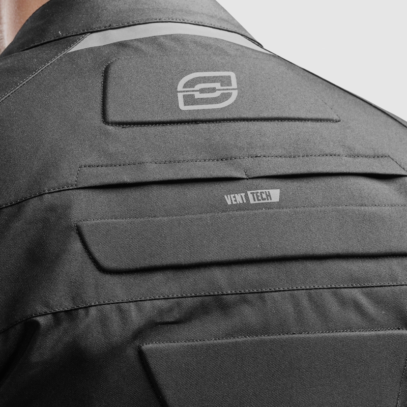 Chaqueta de moto Ozone Rider negra