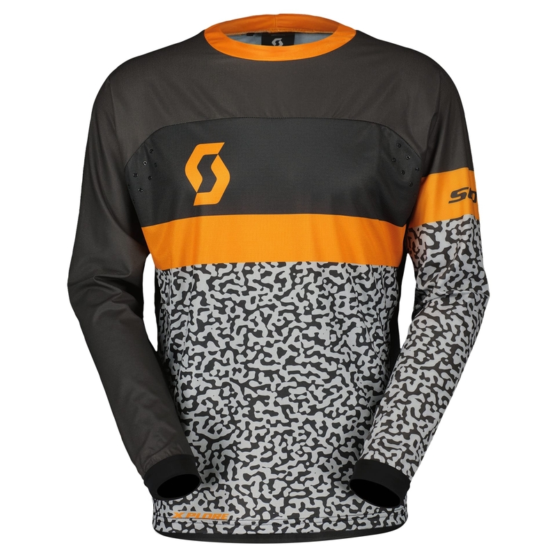 Maillot motocross Scott X-PLORE SWAP gris-naranja