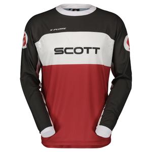Maillot motocross Scott X-PLORE SWAP rojo-negro