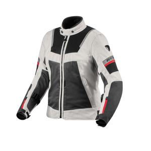 Chaqueta de moto para mujer Revit Tornado 4 H2O gris-negro