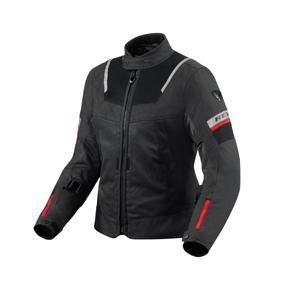 Chaqueta de moto Revit Tornado 4 H2O para mujer negro-antracita