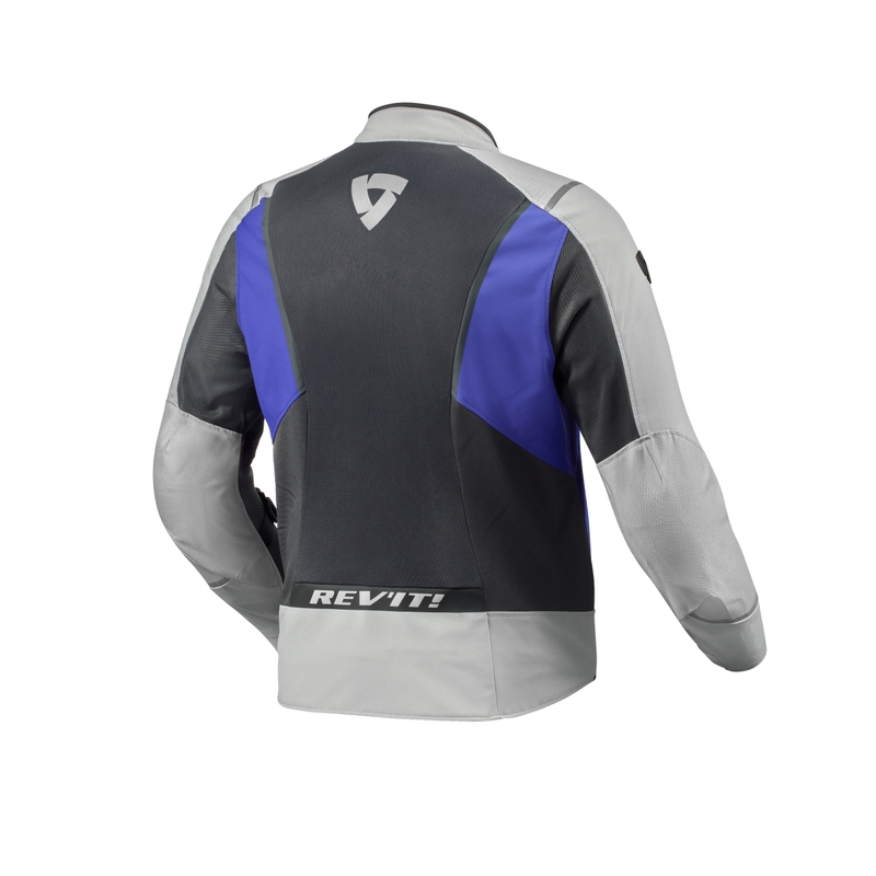 Chaqueta de moto Revit Airwave 4 gris azulado claro
