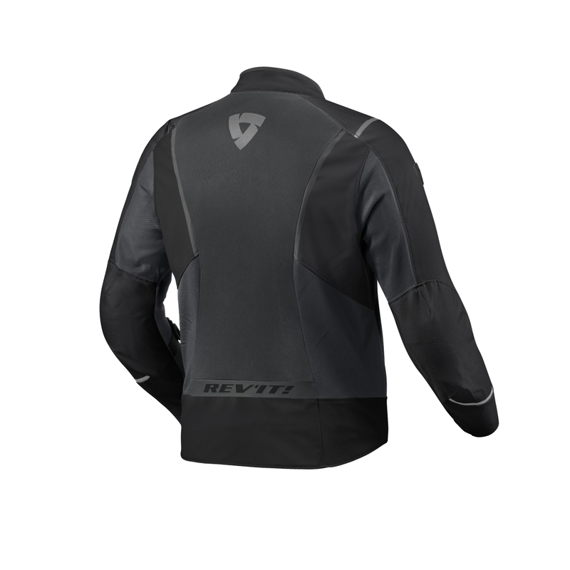 Chaqueta de moto Revit Airwave 4 negra-antracita