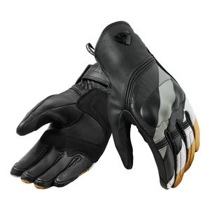 Guantes de moto para mujer Revit Redhill negros y amarillos