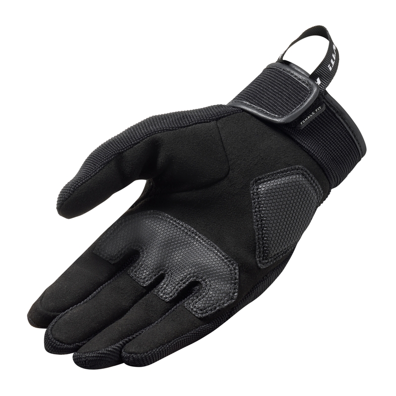 Guantes de moto para mujer Revit Access en blanco y negro