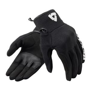Guantes de moto para mujer Revit Access en blanco y negro