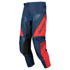 Pantalón Motocross Scott EVO TRACK azul-rojo neón