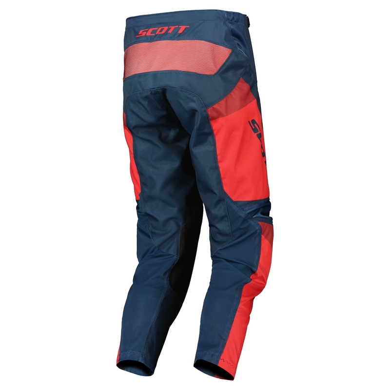 Pantalón Motocross Scott EVO TRACK azul-rojo neón