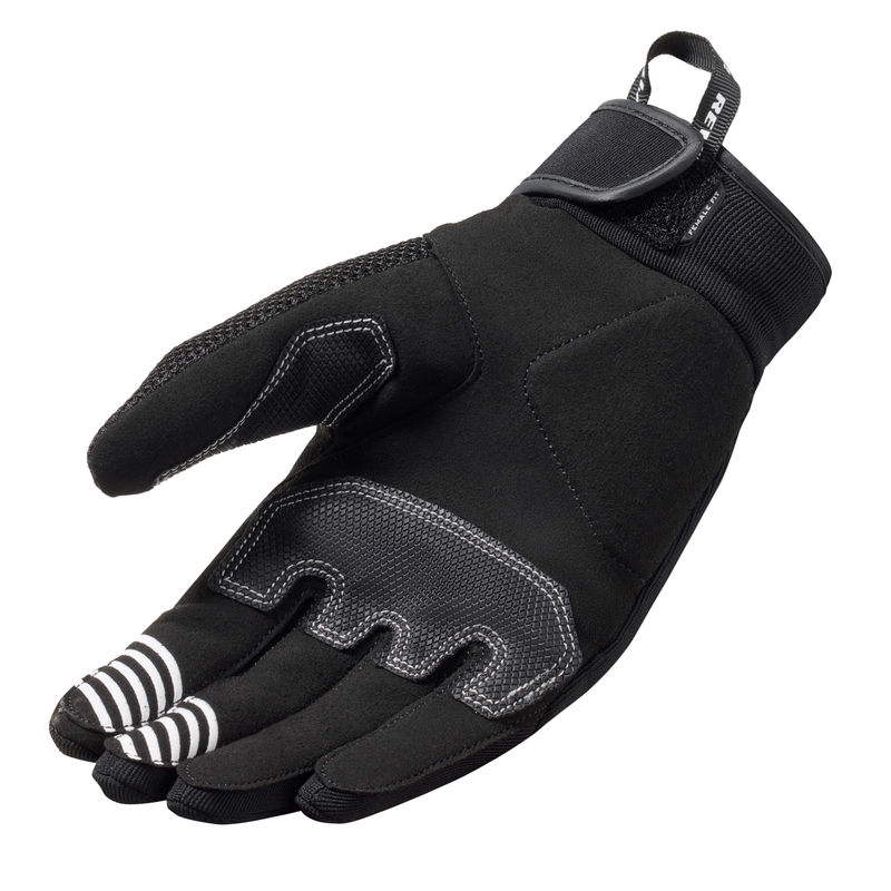 Guantes de moto Revit Endo para mujer en blanco y negro