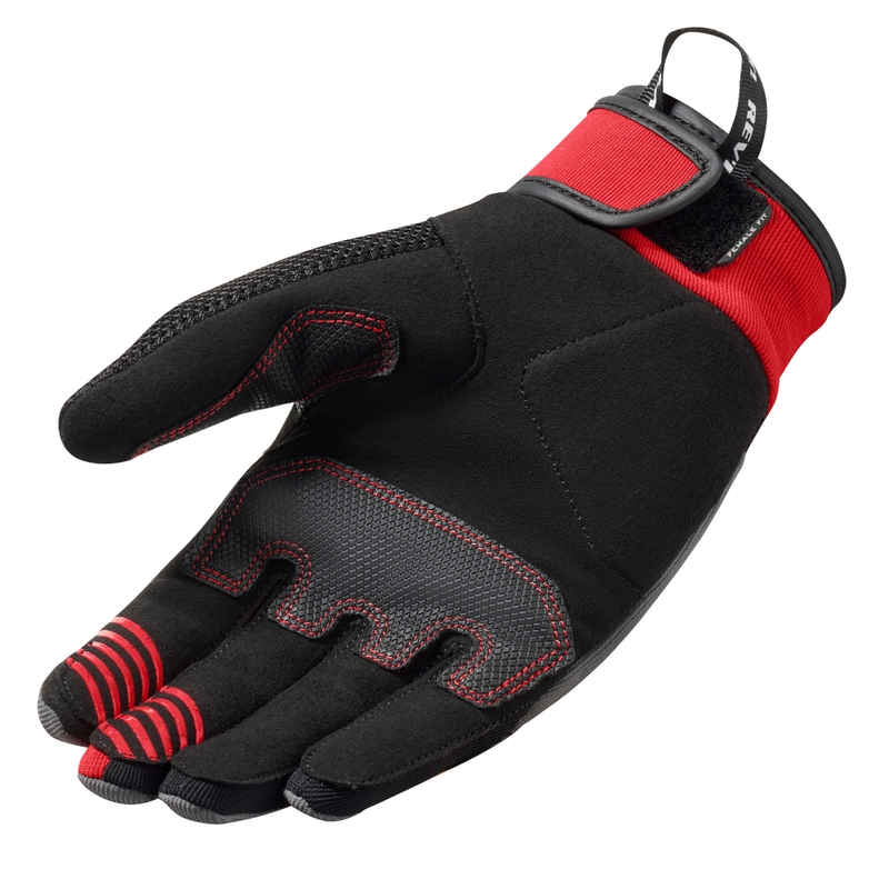 Guantes de moto Revit Endo de mujer grises y rojos