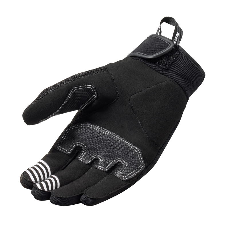 Guantes de moto Revit Endo blanco y negro